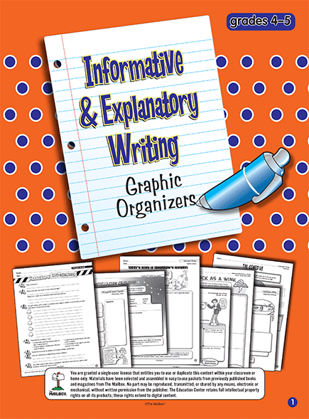 explanatory writing graphic organizer