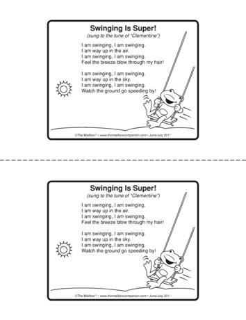 Swinging Is Super!, Lesson Plans - The Mailbox