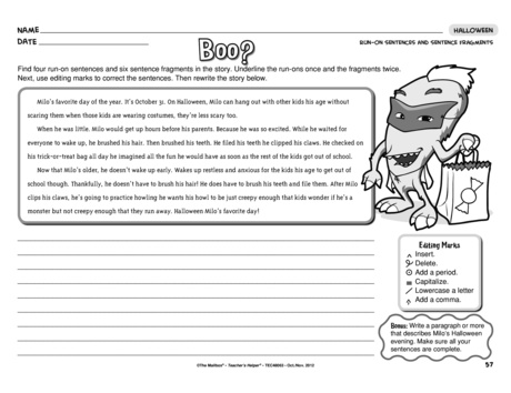 Boo?, Lesson Plans - The Mailbox