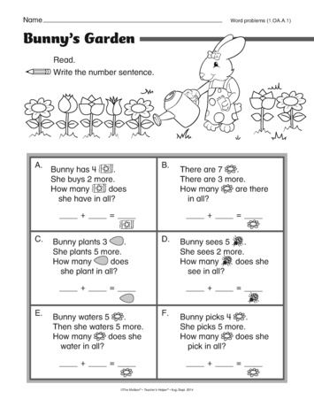 Bunny's Garden, Lesson Plans - The Mailbox
