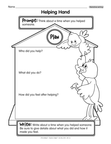 Helping Hand, Lesson Plans - The Mailbox