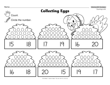 Collecting Eggs, Lesson Plans - The Mailbox