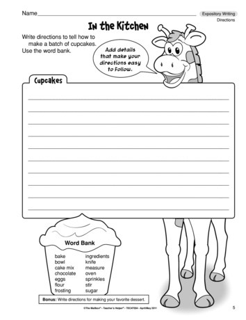 In the Kitchen, Lesson Plans - The Mailbox
