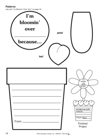 Flower Pot and Flower, Lesson Plans - The Mailbox