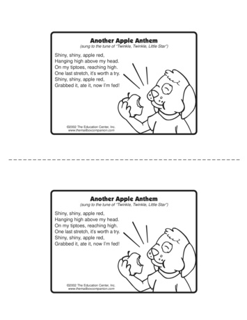 Another Apple Anthem, Lesson Plans - The Mailbox