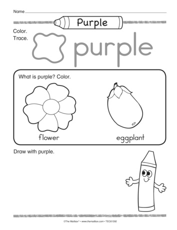 Purple, Lesson Plans - The Mailbox