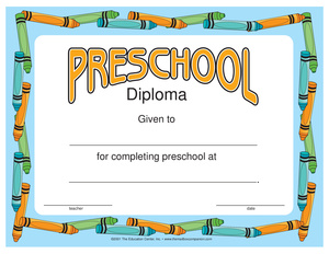 Search: preschool diploma - The Mailbox