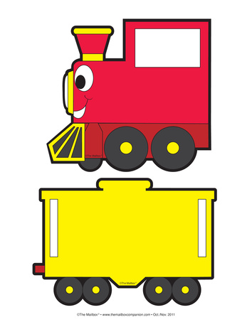 train caboose outline printable