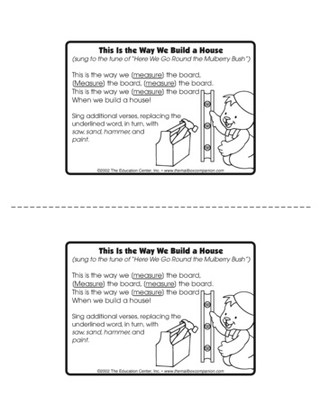 This Is the Way We Build a House, Lesson Plans - The Mailbox