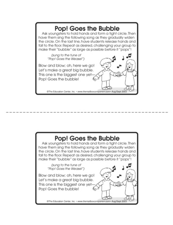 Pop! Goes the Bubble, Lesson Plans - The Mailbox