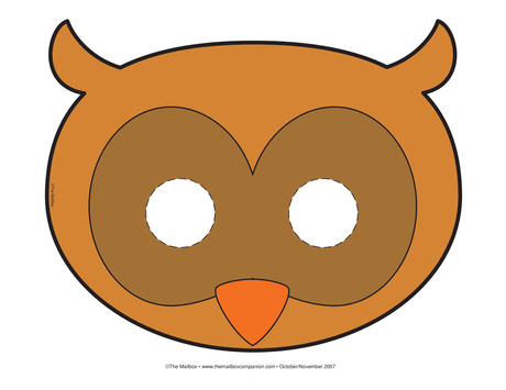 Owl Mask, Lesson Plans - The Mailbox