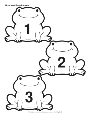 Numbered Frogs, Lesson Plans - The Mailbox