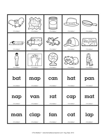 Word Family Cards, Lesson Plans - The Mailbox