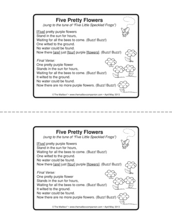 Five Pretty Flowers, Lesson Plans - The Mailbox