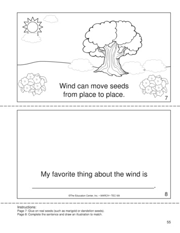 Wind Booklet (Page 4 of 4), Lesson Plans - The Mailbox